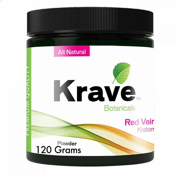 Krave Kratom - Red Vein Powder - 120 Grams