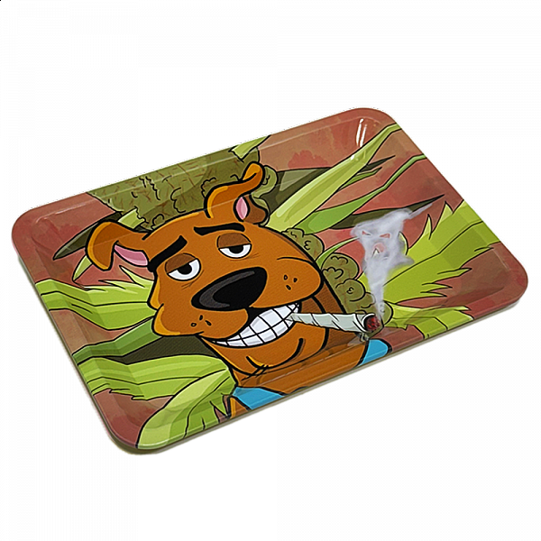 Dog Smoking Metal Rolling Trays