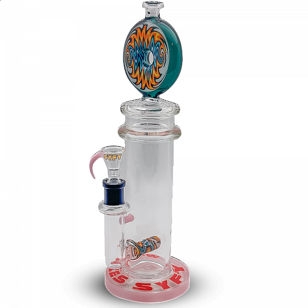 Colorful Donut Shape Bong